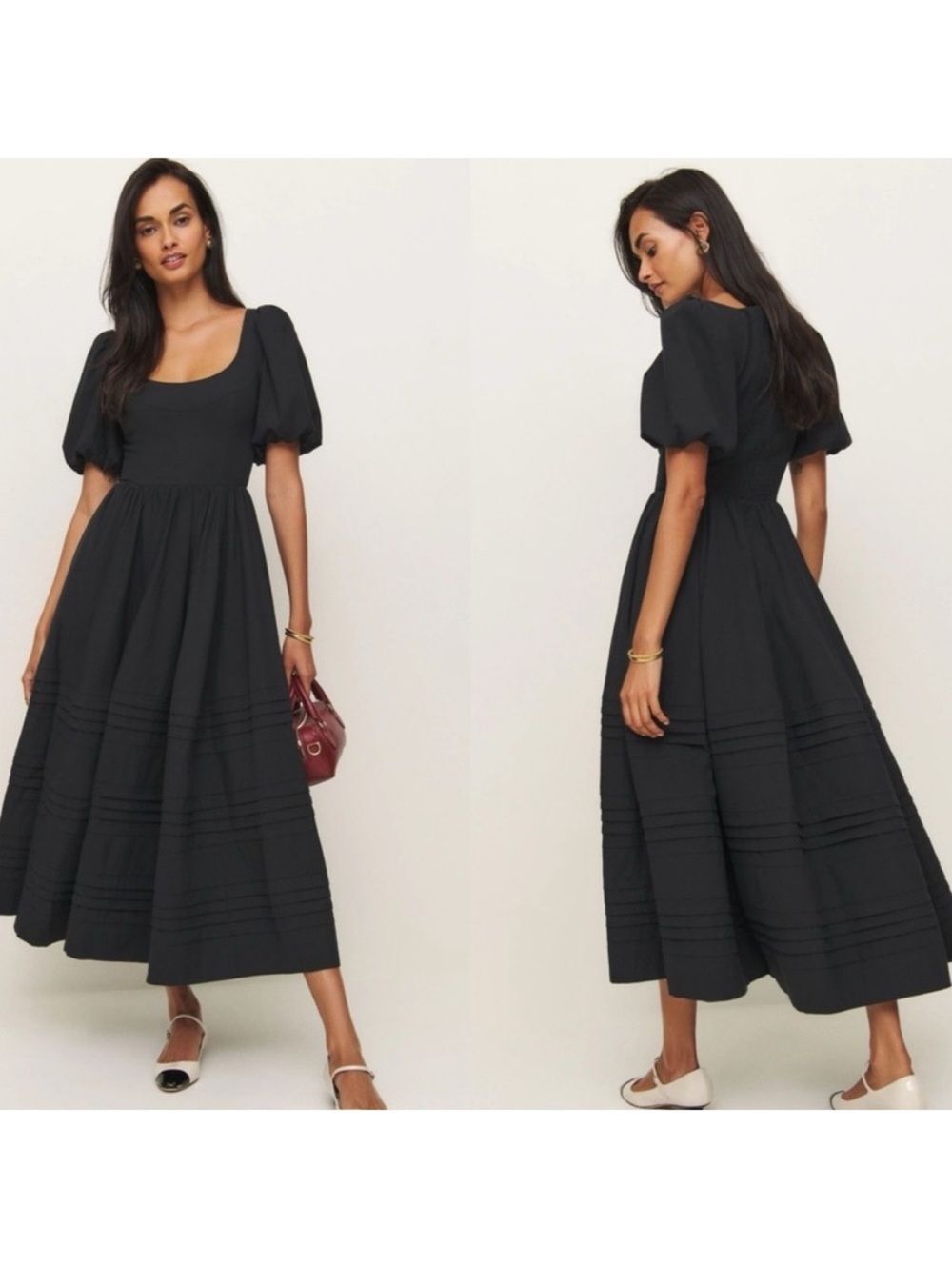 REFORMATION Everlyn Black Dress Size 4
